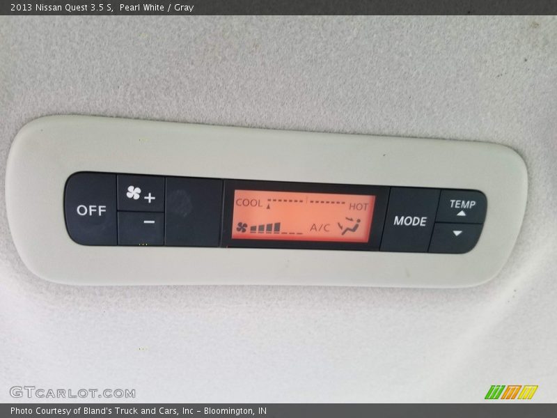 Pearl White / Gray 2013 Nissan Quest 3.5 S
