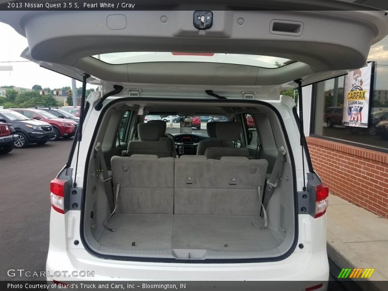 Pearl White / Gray 2013 Nissan Quest 3.5 S