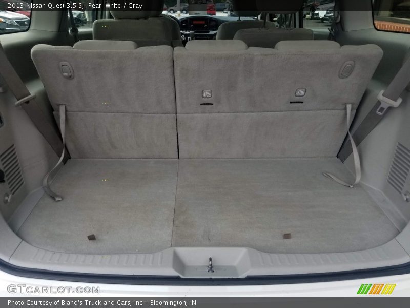 Pearl White / Gray 2013 Nissan Quest 3.5 S