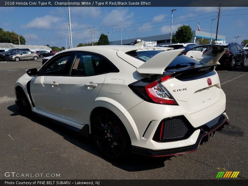Championship White / Type R Red/Black Suede Effect 2018 Honda Civic Type R
