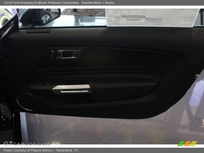 Shadow Black / Ebony 2019 Ford Mustang EcoBoost Premium Convertible