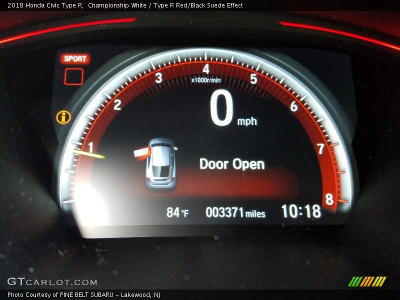 Championship White / Type R Red/Black Suede Effect 2018 Honda Civic Type R