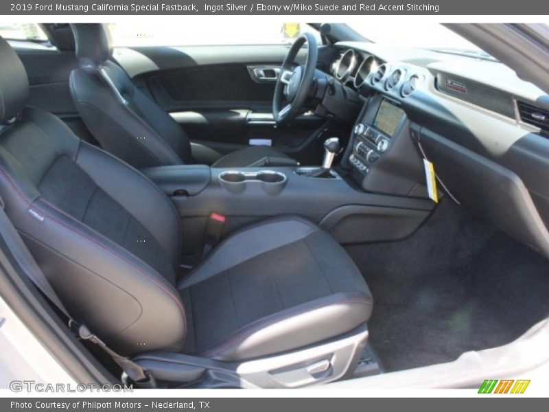 Front Seat of 2019 Mustang California Special Fastback