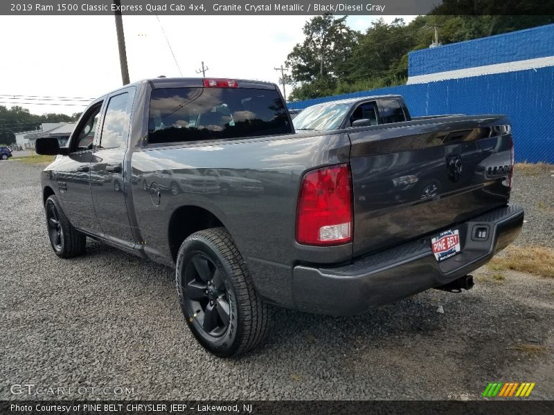 Granite Crystal Metallic / Black/Diesel Gray 2019 Ram 1500 Classic Express Quad Cab 4x4