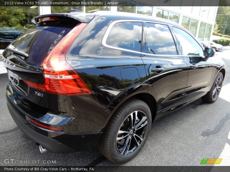 Onyx Black Metallic / Amber 2019 Volvo XC60 T6 AWD Momentum