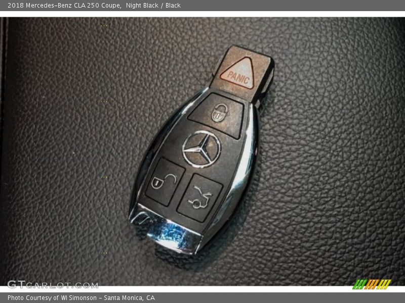 Night Black / Black 2018 Mercedes-Benz CLA 250 Coupe