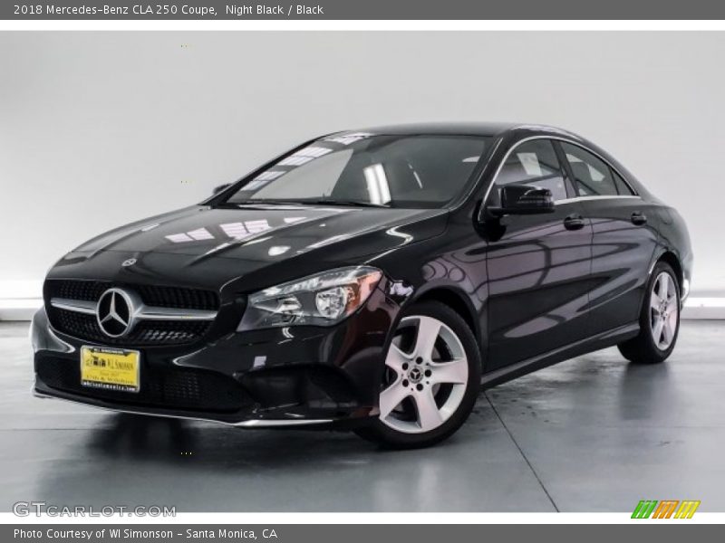 Night Black / Black 2018 Mercedes-Benz CLA 250 Coupe