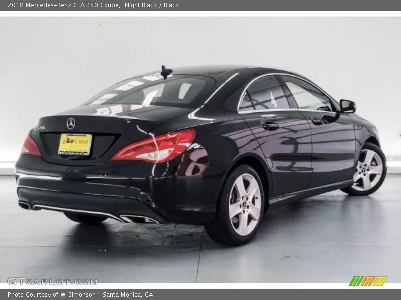 Night Black / Black 2018 Mercedes-Benz CLA 250 Coupe