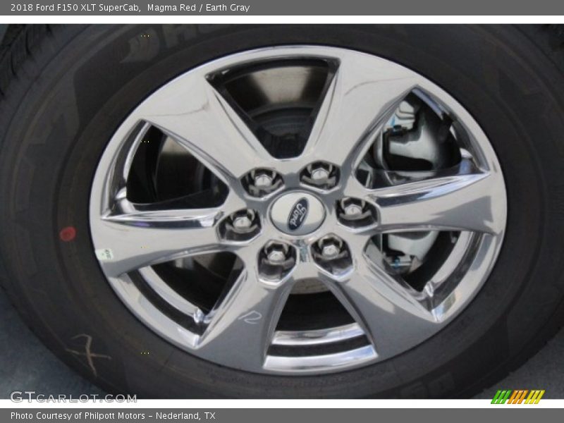 Magma Red / Earth Gray 2018 Ford F150 XLT SuperCab