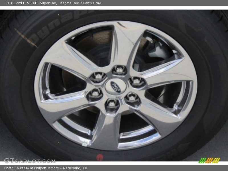 Magma Red / Earth Gray 2018 Ford F150 XLT SuperCab
