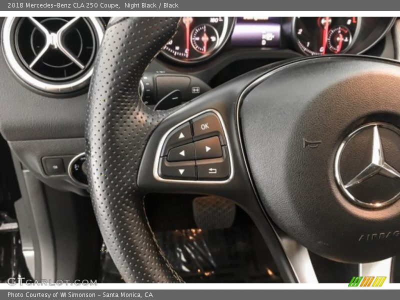 Night Black / Black 2018 Mercedes-Benz CLA 250 Coupe