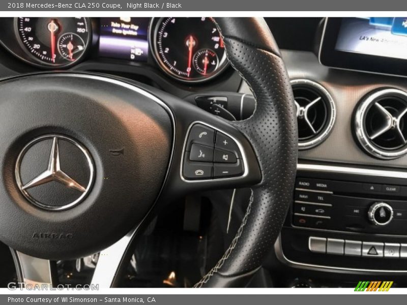 Night Black / Black 2018 Mercedes-Benz CLA 250 Coupe