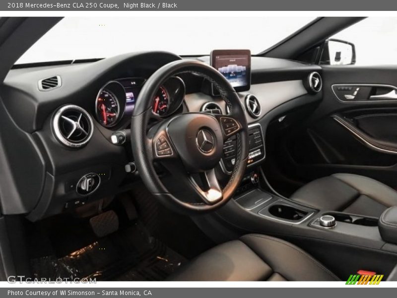 Night Black / Black 2018 Mercedes-Benz CLA 250 Coupe