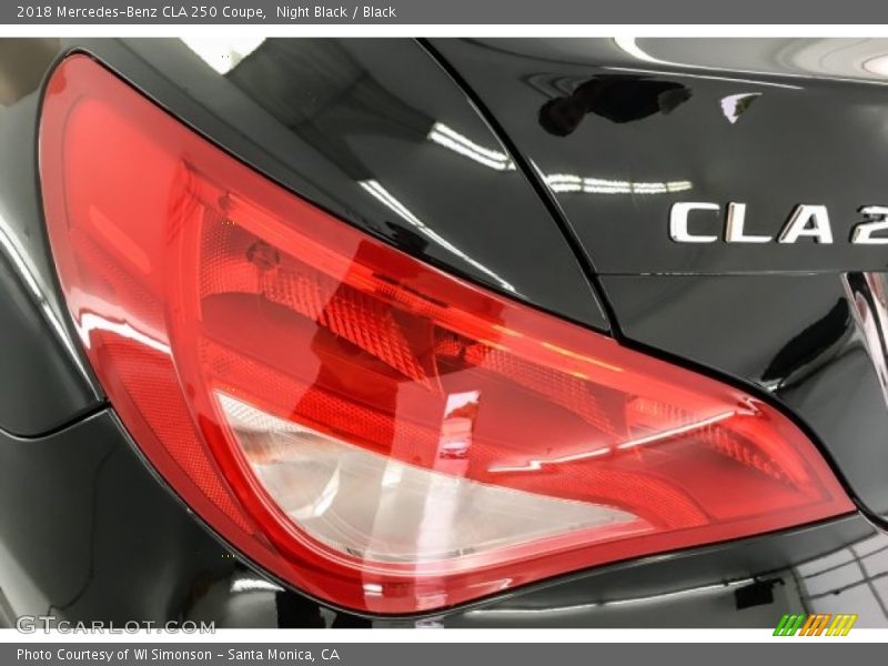 Night Black / Black 2018 Mercedes-Benz CLA 250 Coupe