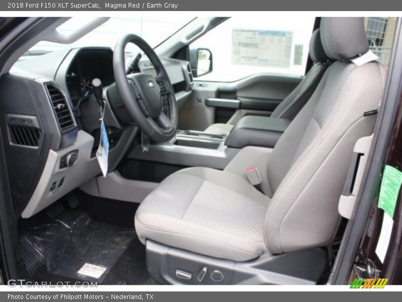 Magma Red / Earth Gray 2018 Ford F150 XLT SuperCab