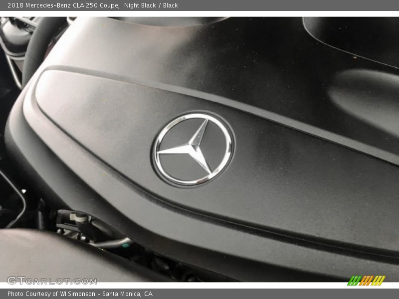 Night Black / Black 2018 Mercedes-Benz CLA 250 Coupe
