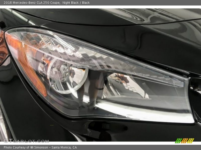 Night Black / Black 2018 Mercedes-Benz CLA 250 Coupe