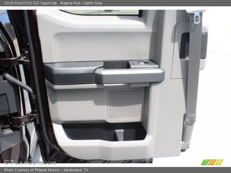 Magma Red / Earth Gray 2018 Ford F150 XLT SuperCab