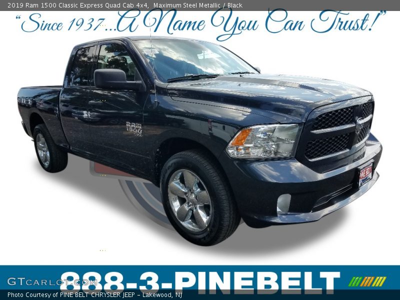 Maximum Steel Metallic / Black 2019 Ram 1500 Classic Express Quad Cab 4x4