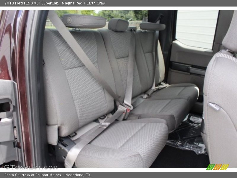 Magma Red / Earth Gray 2018 Ford F150 XLT SuperCab