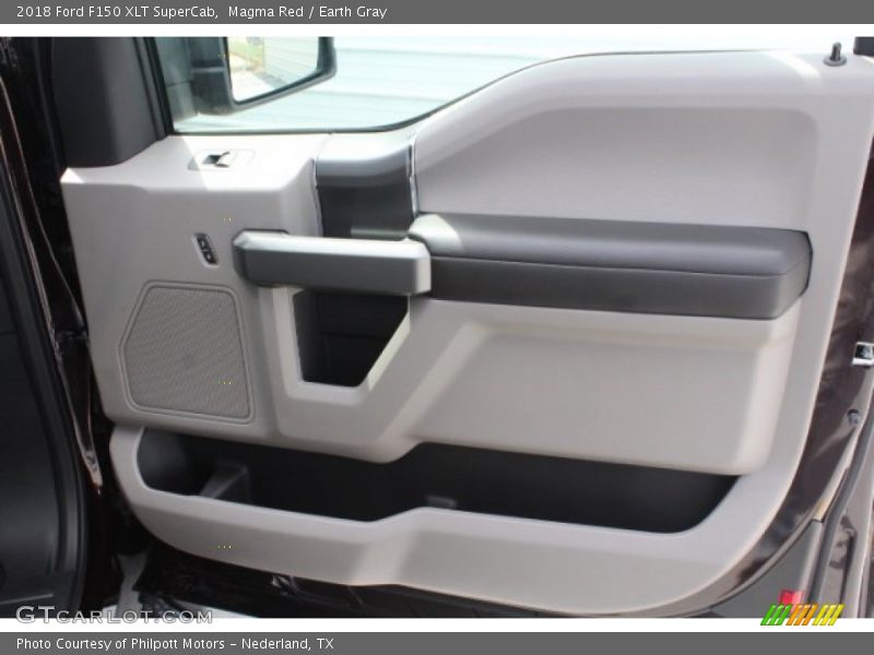 Magma Red / Earth Gray 2018 Ford F150 XLT SuperCab