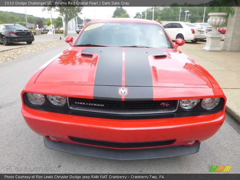 Inferno Red Crystal Pearl / Dark Slate Gray 2010 Dodge Challenger SE