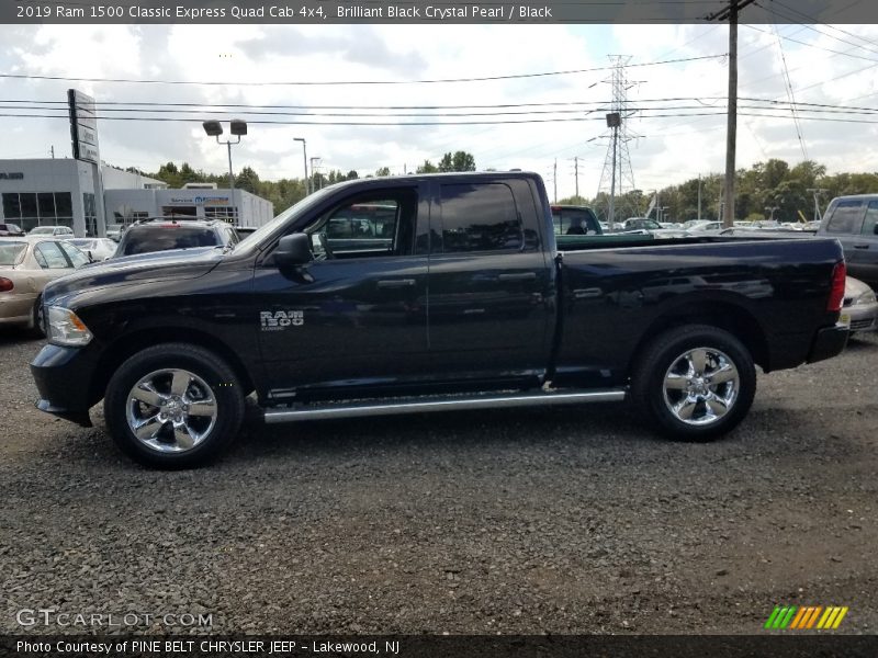 Brilliant Black Crystal Pearl / Black 2019 Ram 1500 Classic Express Quad Cab 4x4