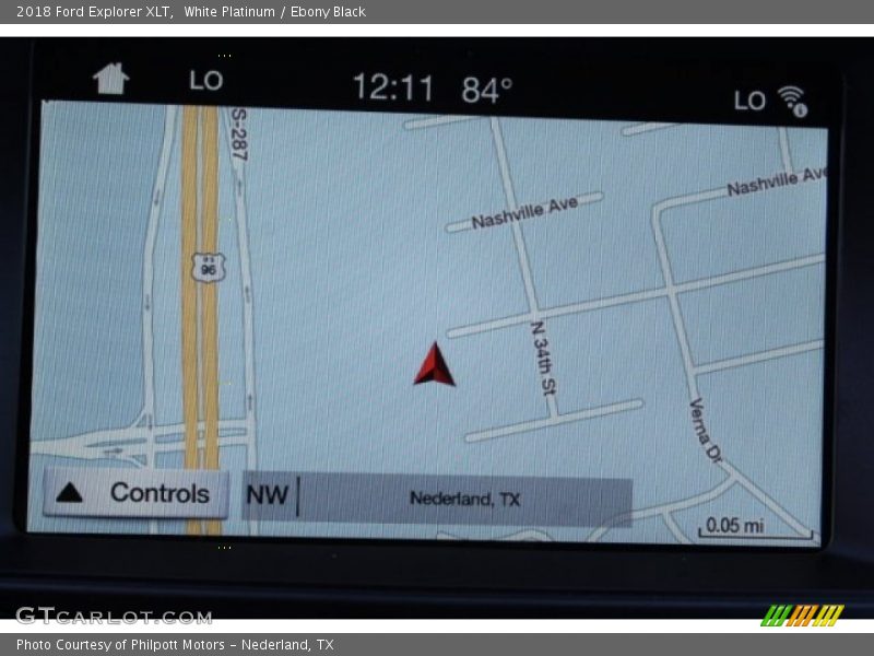 White Platinum / Ebony Black 2018 Ford Explorer XLT