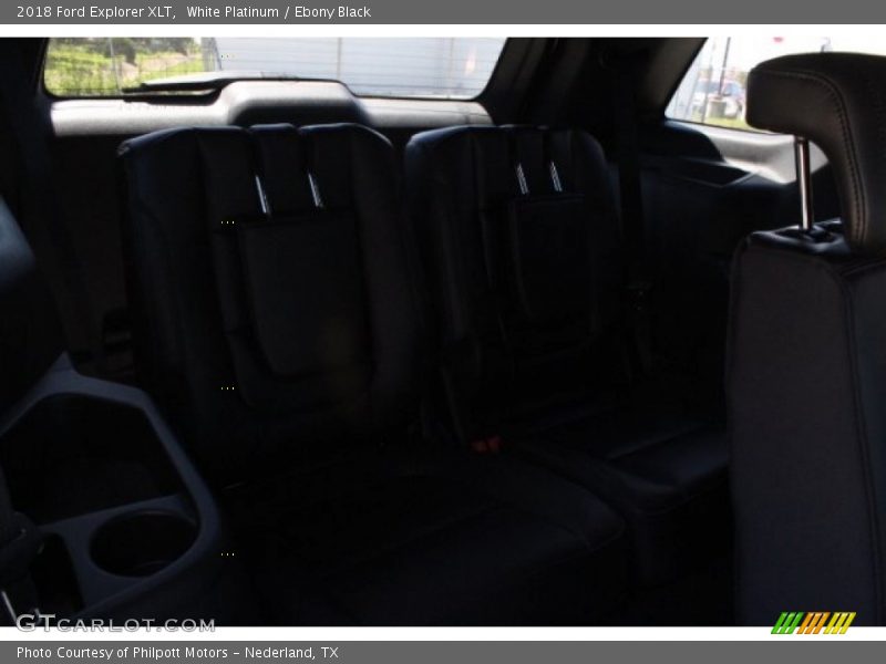 White Platinum / Ebony Black 2018 Ford Explorer XLT