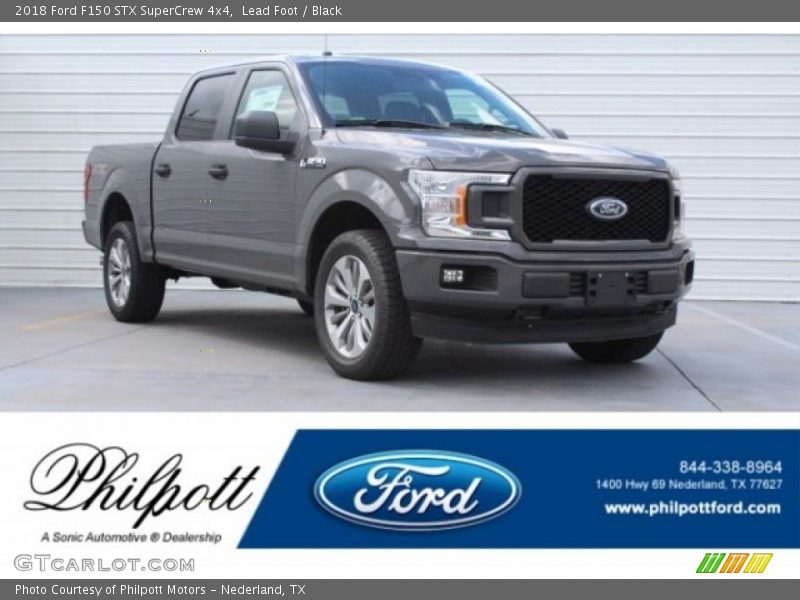 Lead Foot / Black 2018 Ford F150 STX SuperCrew 4x4