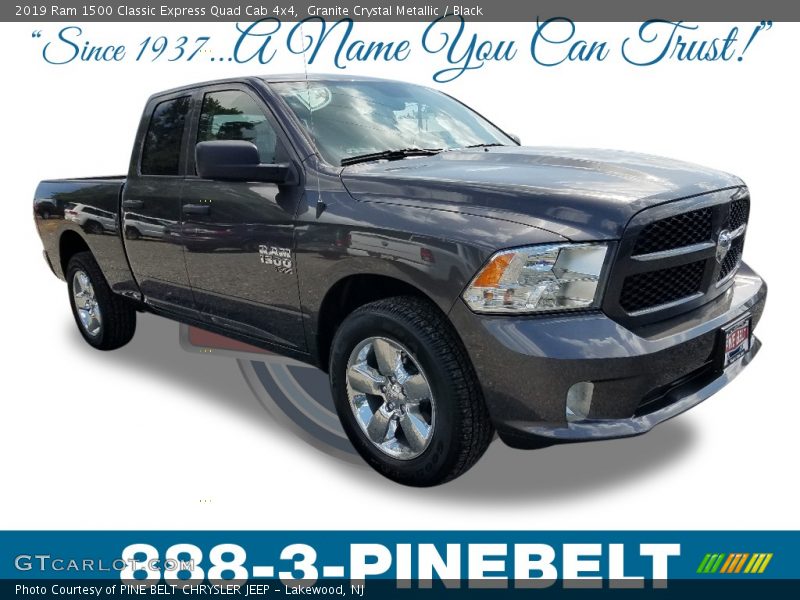 Granite Crystal Metallic / Black 2019 Ram 1500 Classic Express Quad Cab 4x4