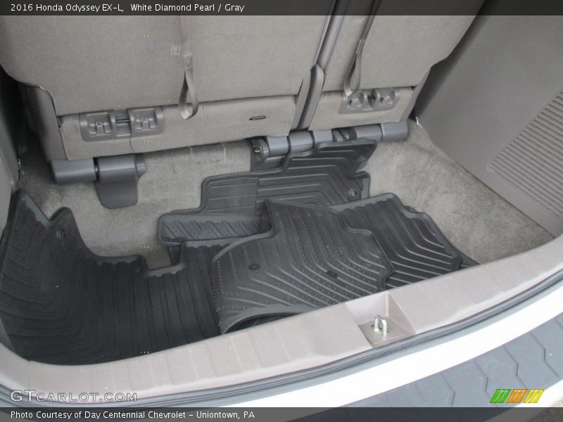 White Diamond Pearl / Gray 2016 Honda Odyssey EX-L
