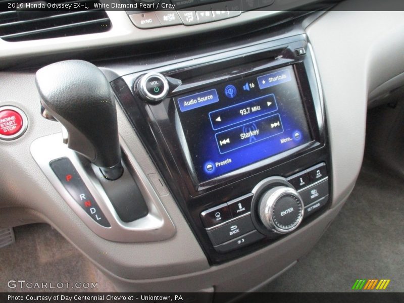 White Diamond Pearl / Gray 2016 Honda Odyssey EX-L