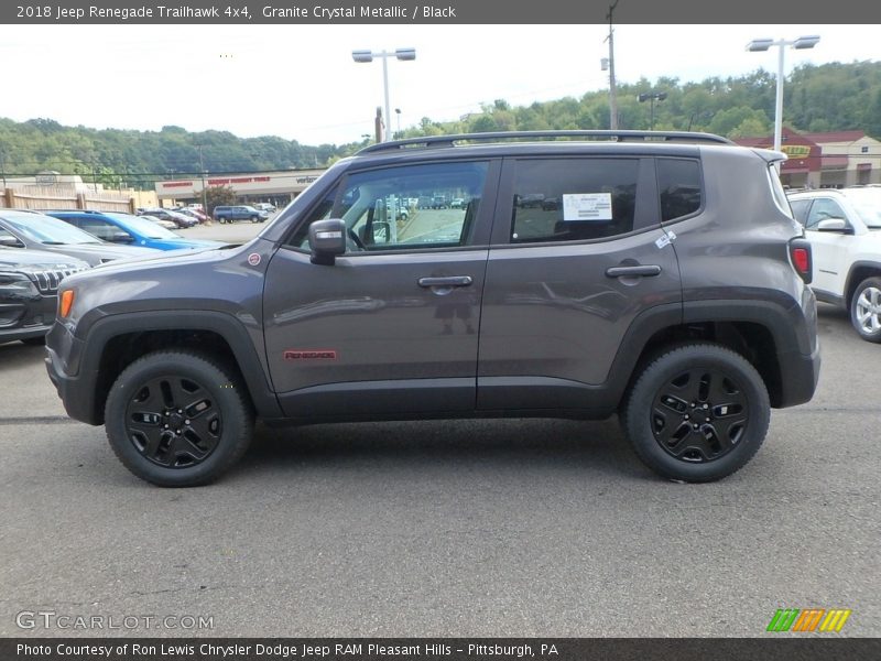 Granite Crystal Metallic / Black 2018 Jeep Renegade Trailhawk 4x4