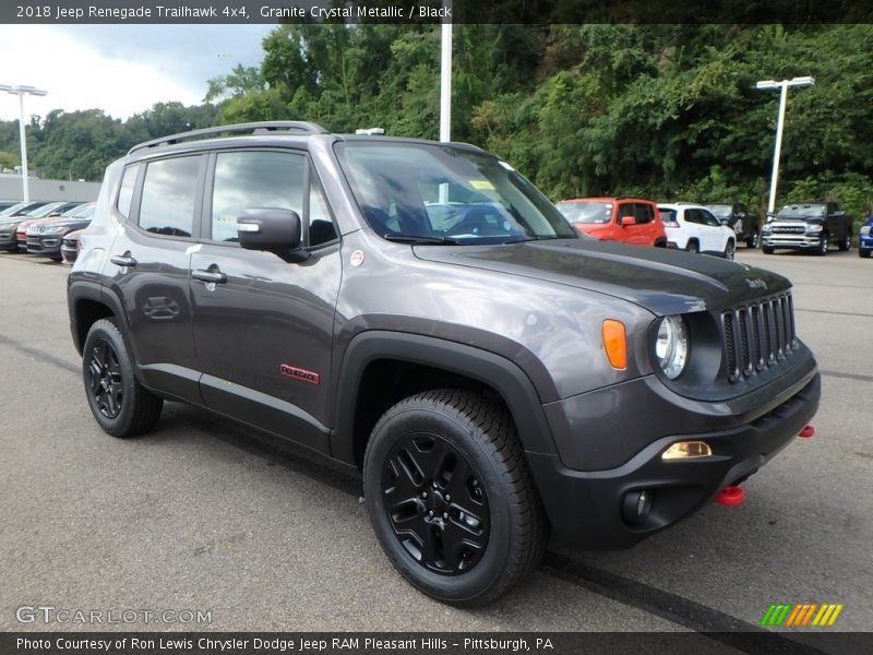 Granite Crystal Metallic / Black 2018 Jeep Renegade Trailhawk 4x4