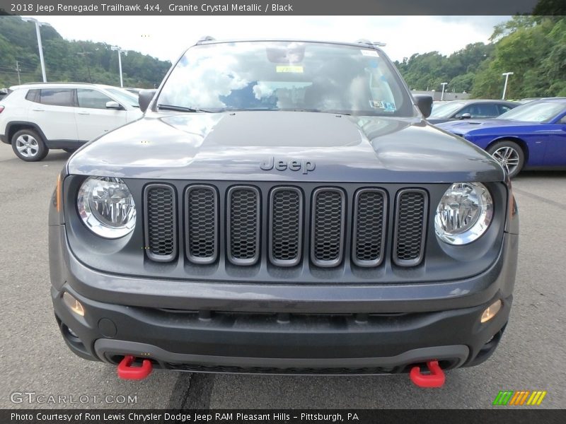 Granite Crystal Metallic / Black 2018 Jeep Renegade Trailhawk 4x4