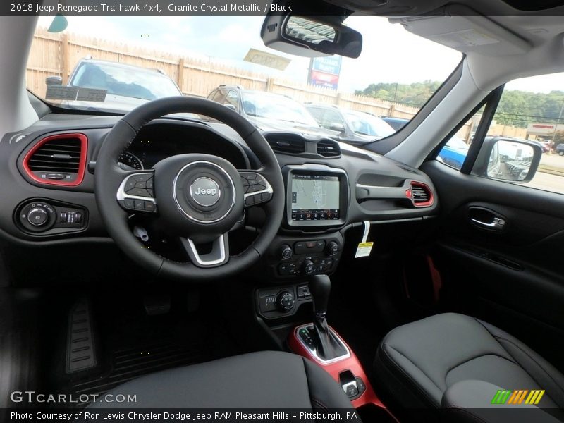 Granite Crystal Metallic / Black 2018 Jeep Renegade Trailhawk 4x4