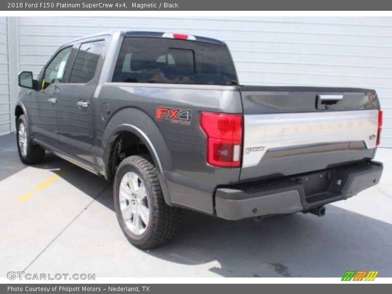 Magnetic / Black 2018 Ford F150 Platinum SuperCrew 4x4
