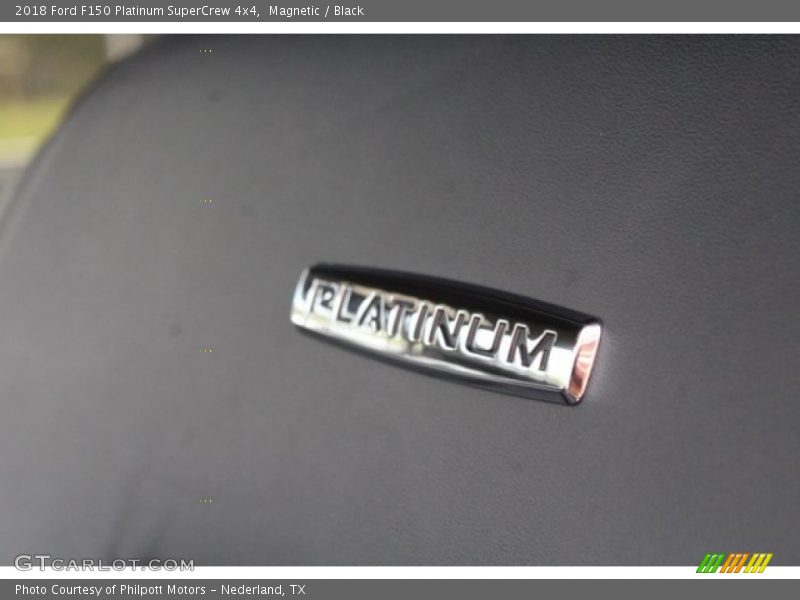 Magnetic / Black 2018 Ford F150 Platinum SuperCrew 4x4
