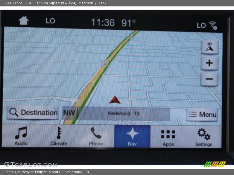 Magnetic / Black 2018 Ford F150 Platinum SuperCrew 4x4