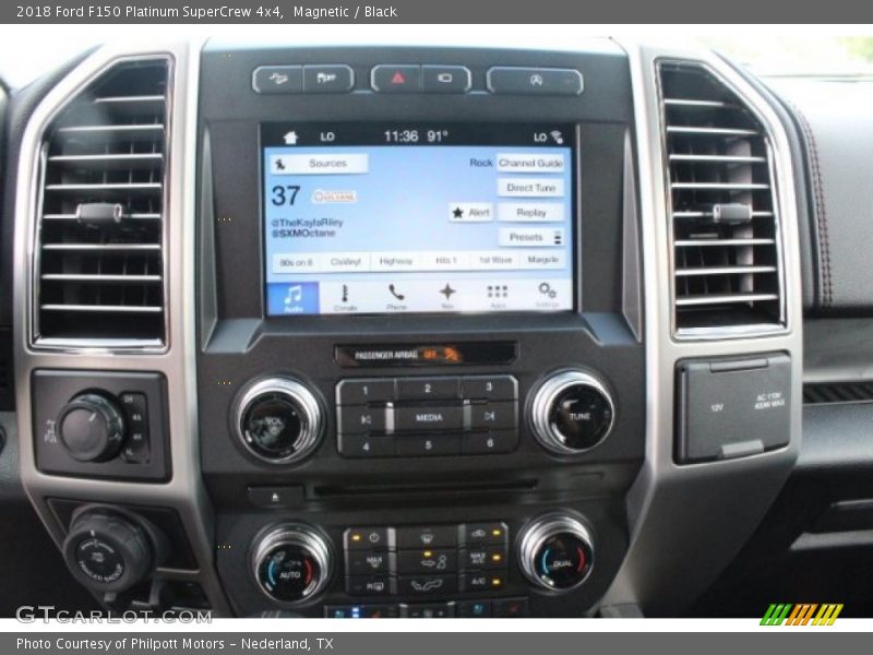 Magnetic / Black 2018 Ford F150 Platinum SuperCrew 4x4
