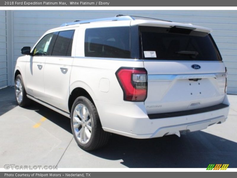 White Platinum / Ebony 2018 Ford Expedition Platinum Max