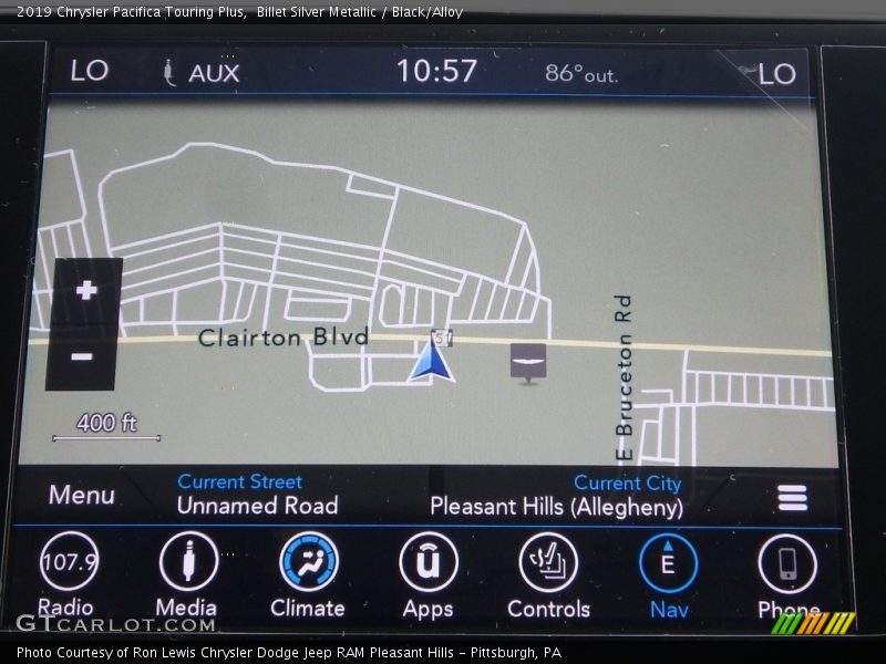 Billet Silver Metallic / Black/Alloy 2019 Chrysler Pacifica Touring Plus