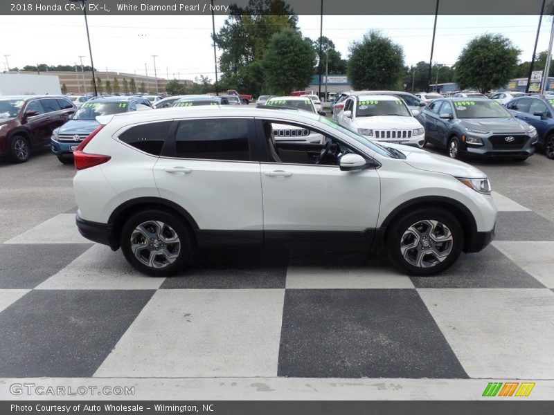 White Diamond Pearl / Ivory 2018 Honda CR-V EX-L