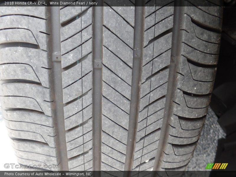 White Diamond Pearl / Ivory 2018 Honda CR-V EX-L