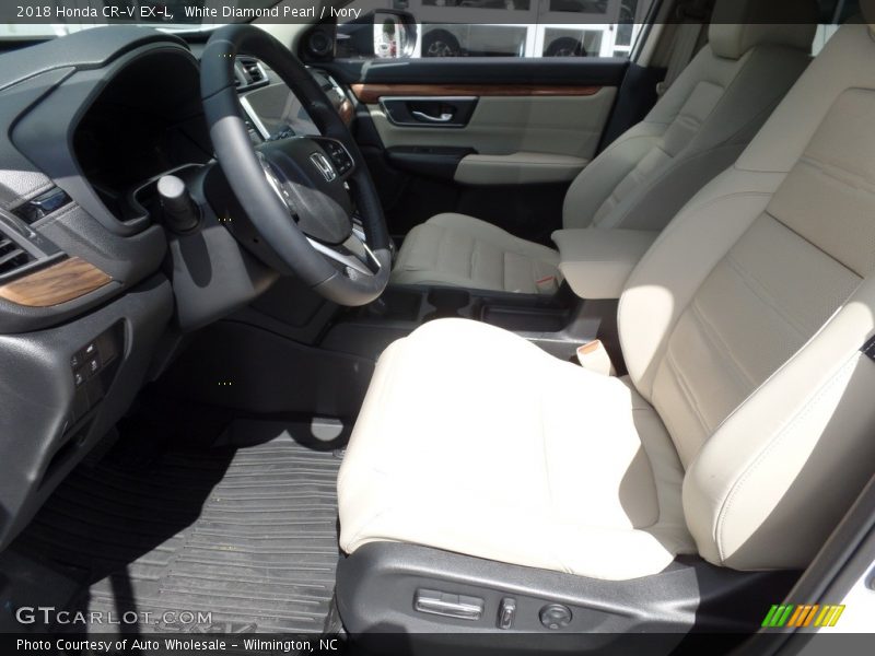 White Diamond Pearl / Ivory 2018 Honda CR-V EX-L