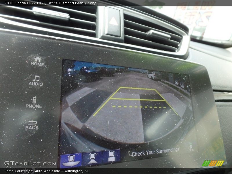 White Diamond Pearl / Ivory 2018 Honda CR-V EX-L