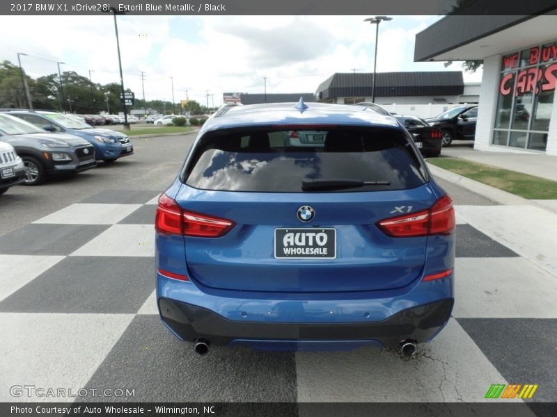 Estoril Blue Metallic / Black 2017 BMW X1 xDrive28i