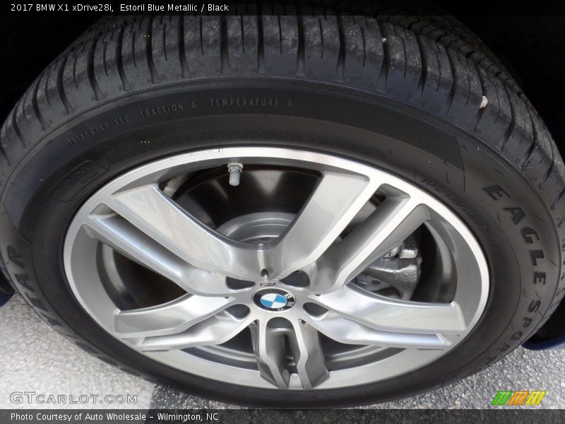 Estoril Blue Metallic / Black 2017 BMW X1 xDrive28i