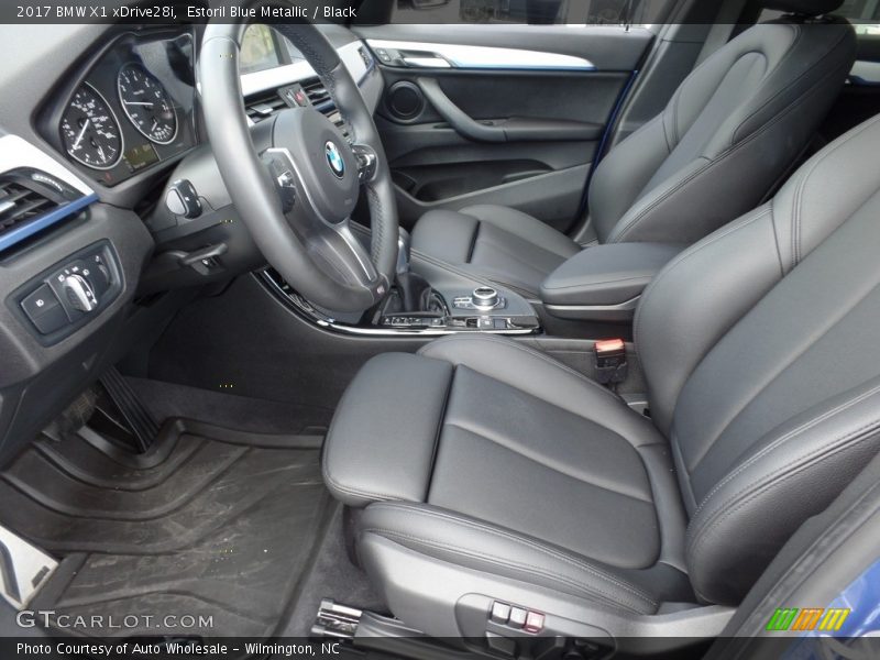 Estoril Blue Metallic / Black 2017 BMW X1 xDrive28i